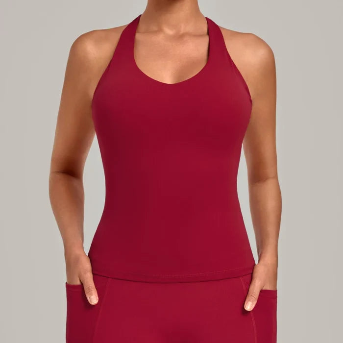 SPARK Women's Bare-feel Racerback Yoga Tank Top QS6751