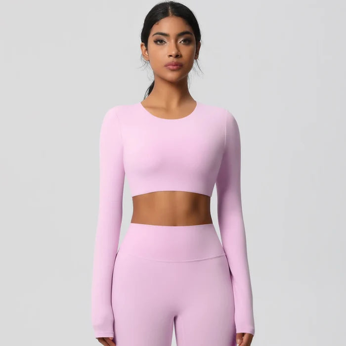 SPARK Workout Crop Top with Built in Bra LR7104