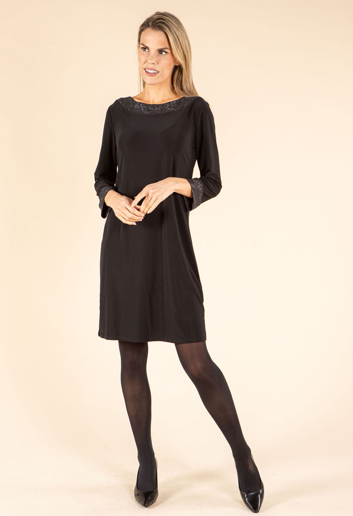 Sparkle Trim Dress