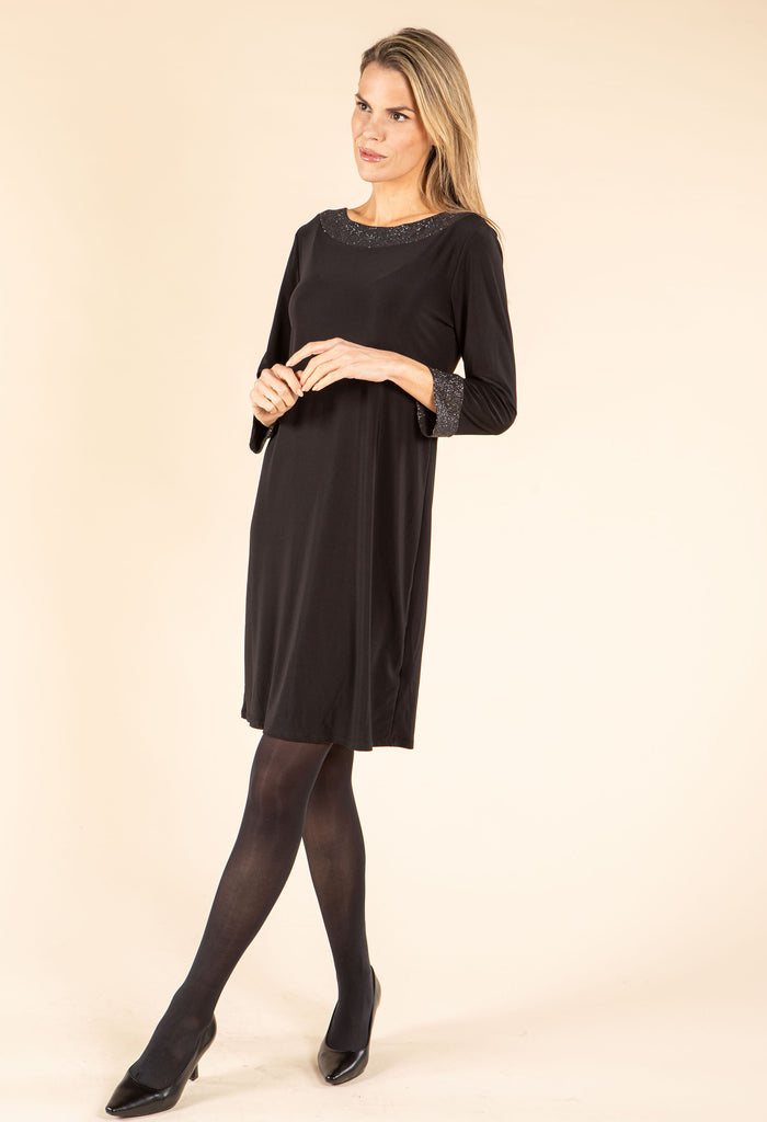 Sparkle Trim Dress