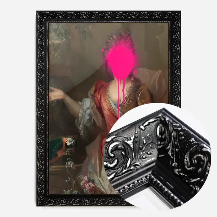 21x30cm | 8¼ x 11¾in / Black Ornate Frame