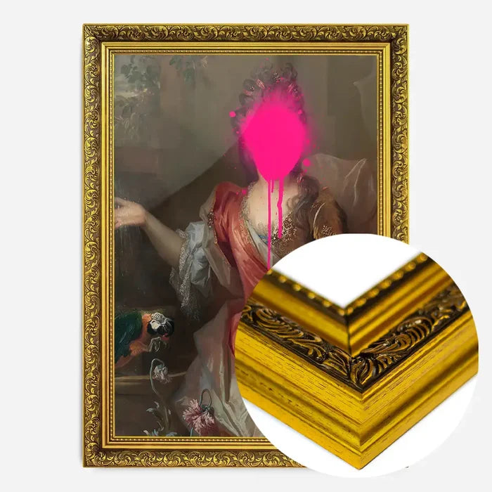 21x30cm | 8¼ x 11¾in / Gold Ornate Frame