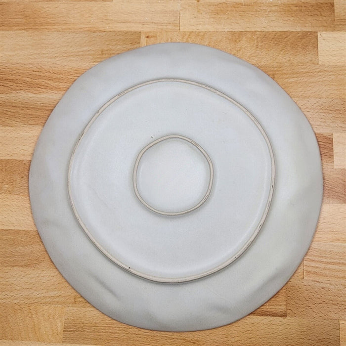 Spring Bird Set of 2 Plate Dinner and Salad Embossed Decorative by Blue Sky