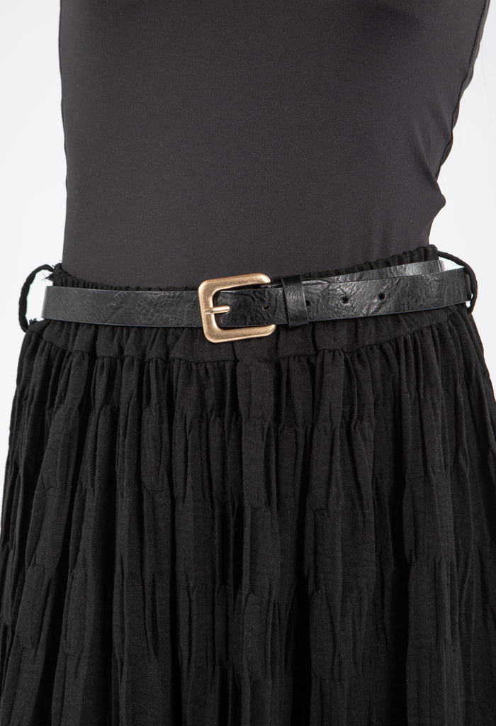 Square Gold Buckle Belt