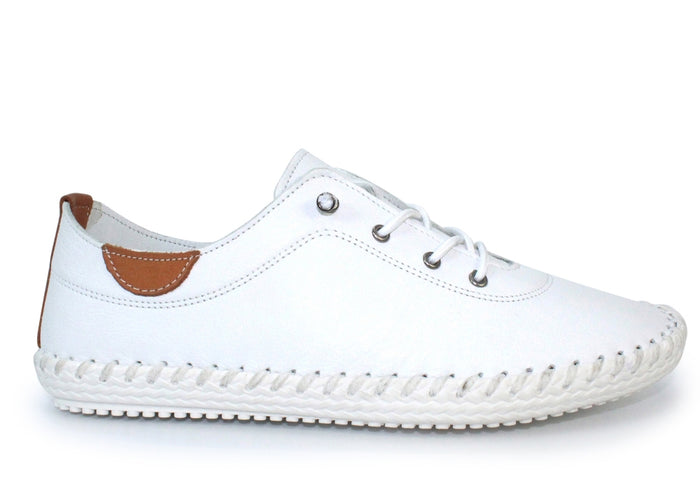 St. Ives Leather Plimsoll
