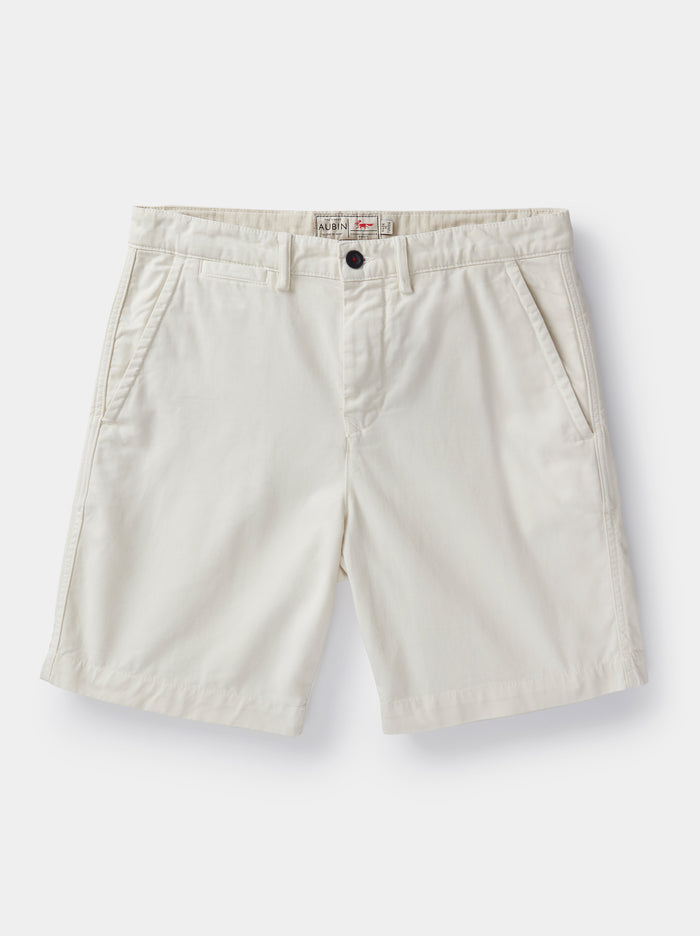 Aubin Ecru Stamford Chino Short | Chino Short
