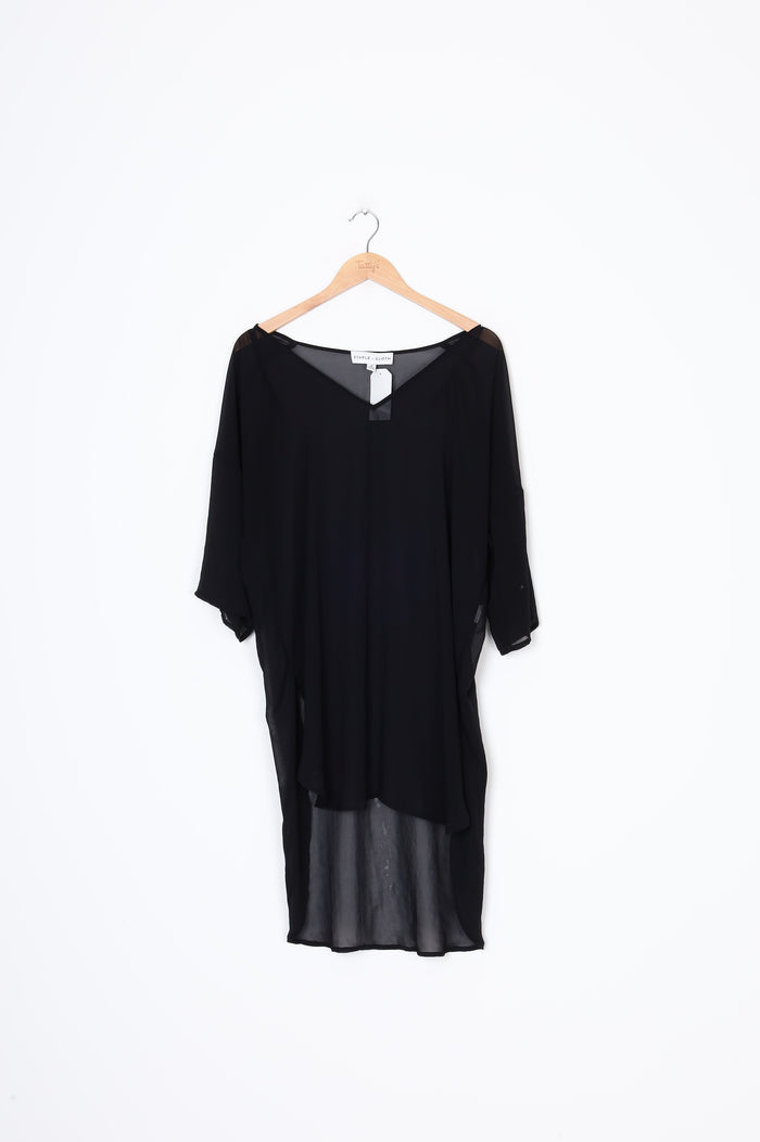 Staple + Cloth (NZ Made) Womens Black Dress Size 14