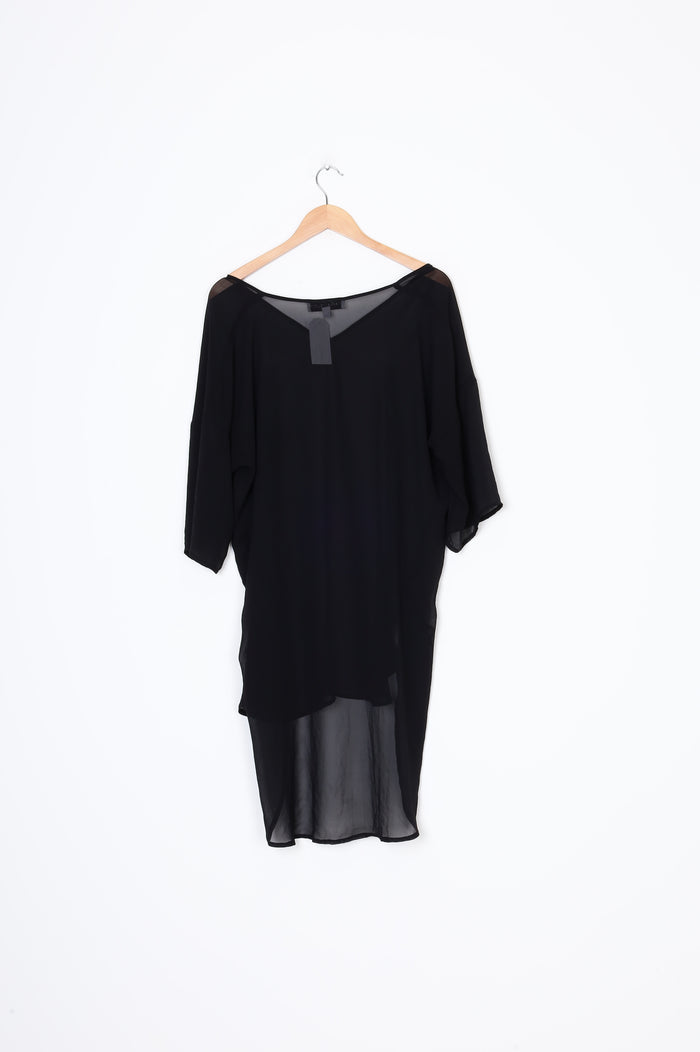 Staple + Cloth (NZ Made) Womens Black Dress Size 14
