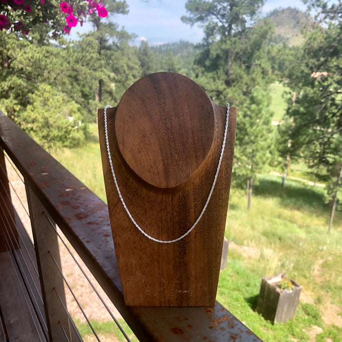 Sterling Silver Criss Cross Chain
