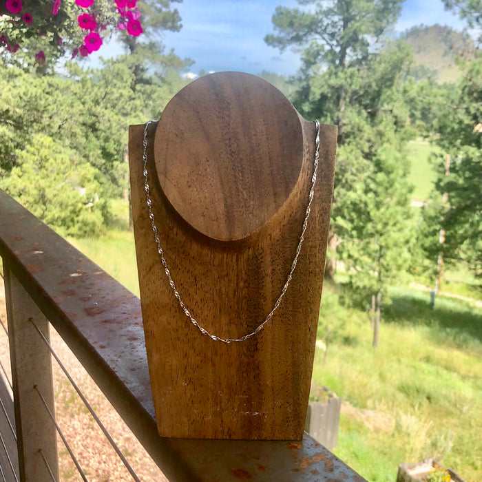 Sterling Silver Singapore Chain