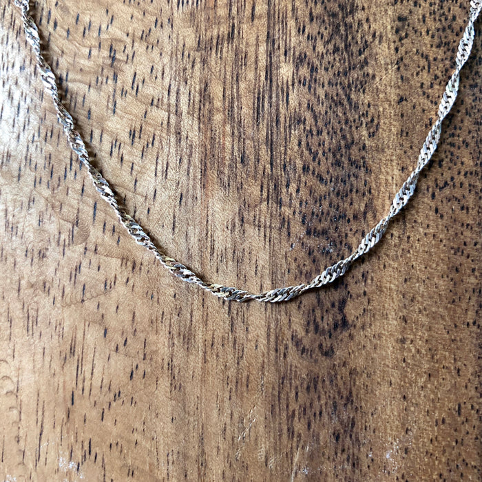 Sterling Silver Singapore Chain