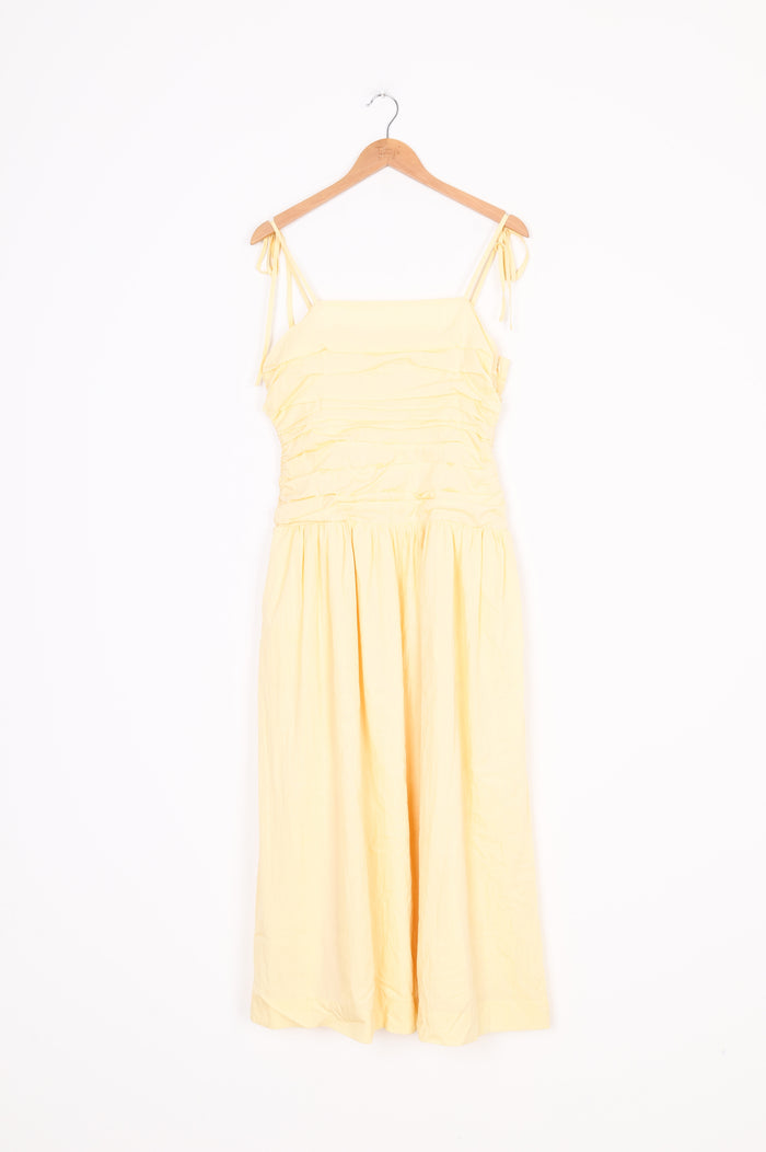 Stories Be Told Womens Yellow Dress Size 10