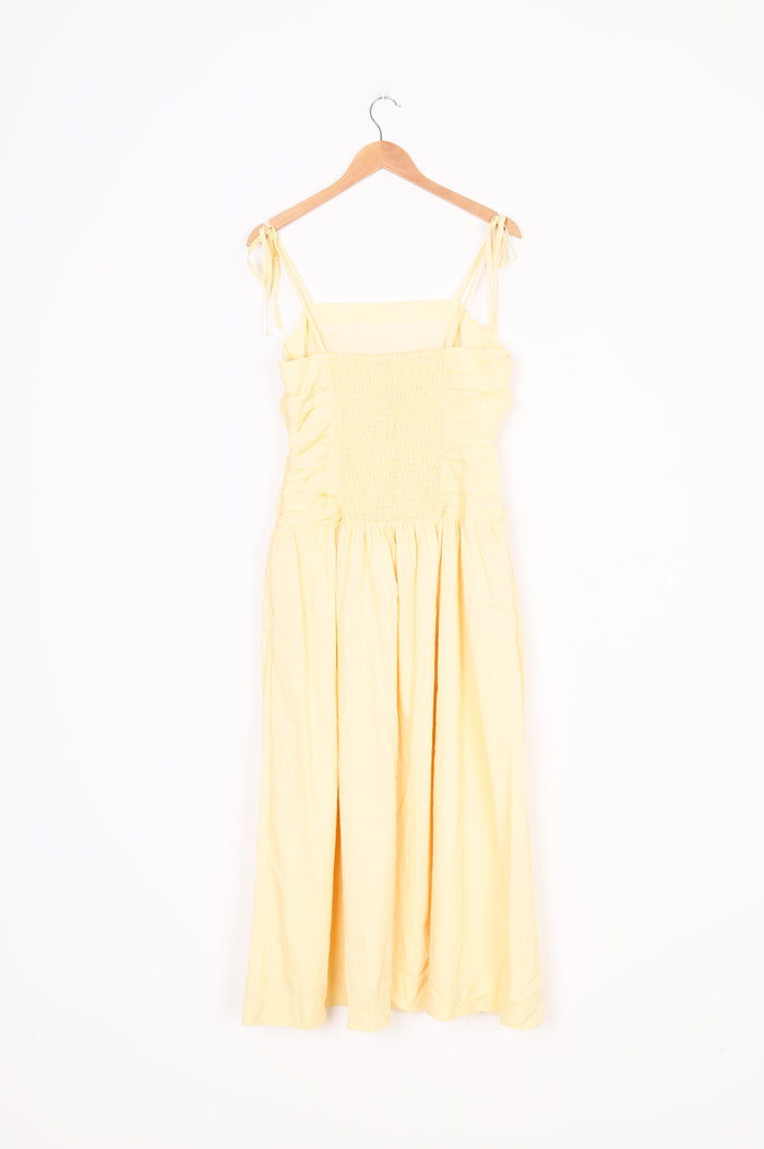 Stories Be Told Womens Yellow Dress Size 10