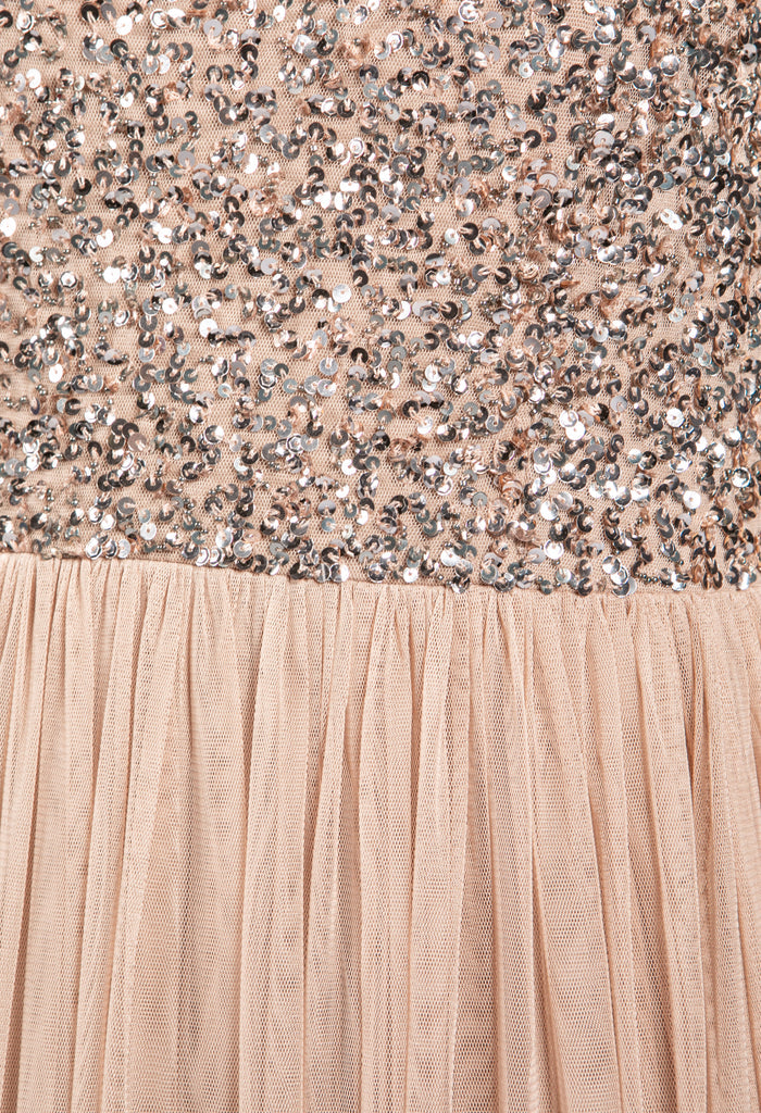 Strappy Sequin Detail Dress