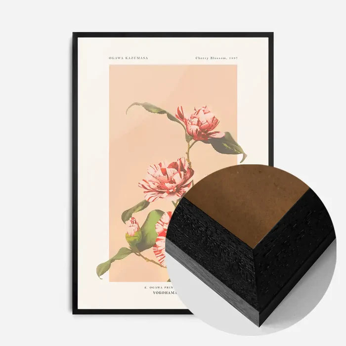 21x30cm | 8¼ x 11¾in / Black Wood Frame