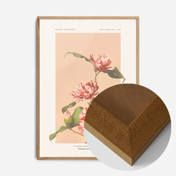 21x30cm | 8¼ x 11¾in / Oak Wood Frame