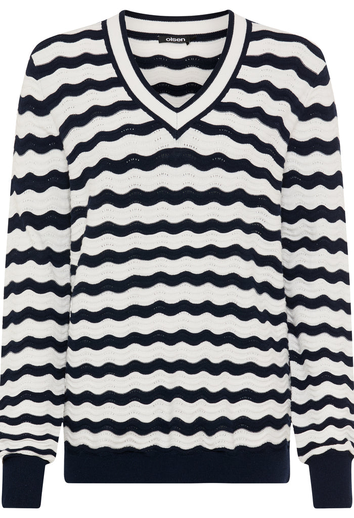 Striped Knit Jumper