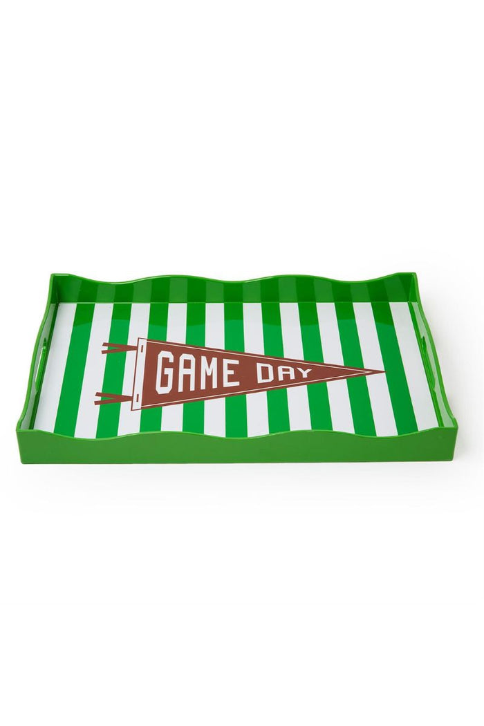 Striped Pennant Decorative Tray