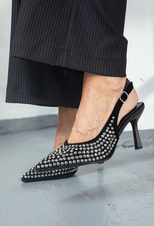 Studded Sling Back