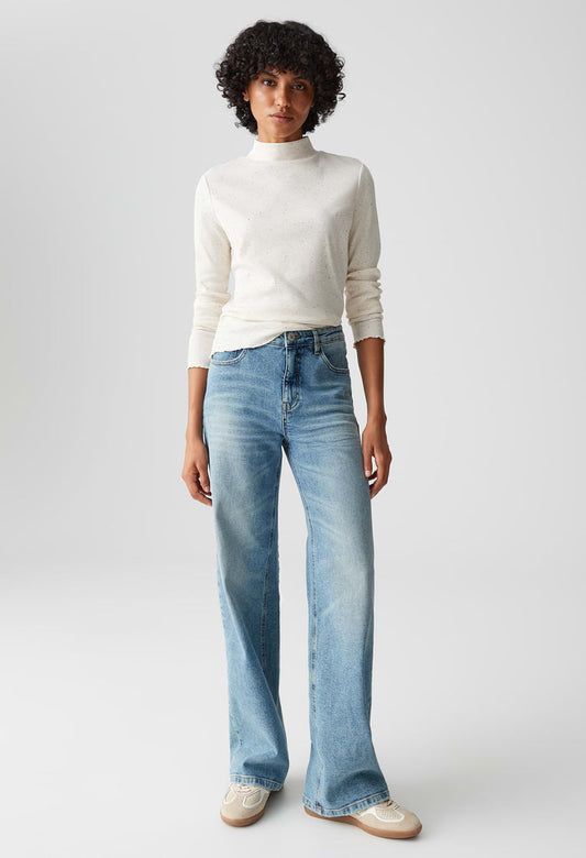 Suhanna Curly Slim ribbed Top