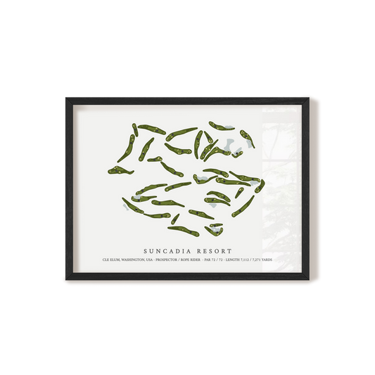 Suncadia Resort | Golf Course Print | Black+Frame