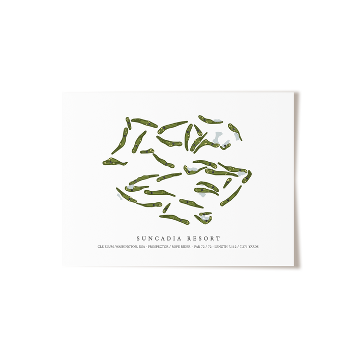 Suncadia Resort | Golf Course Print | Unframed