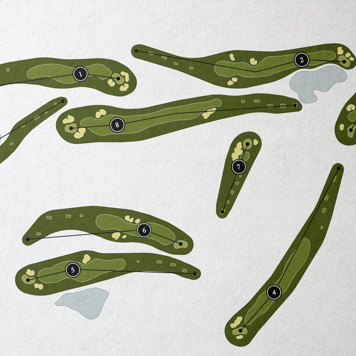 Suncadia Resort | Golf Course Print | Close+Up