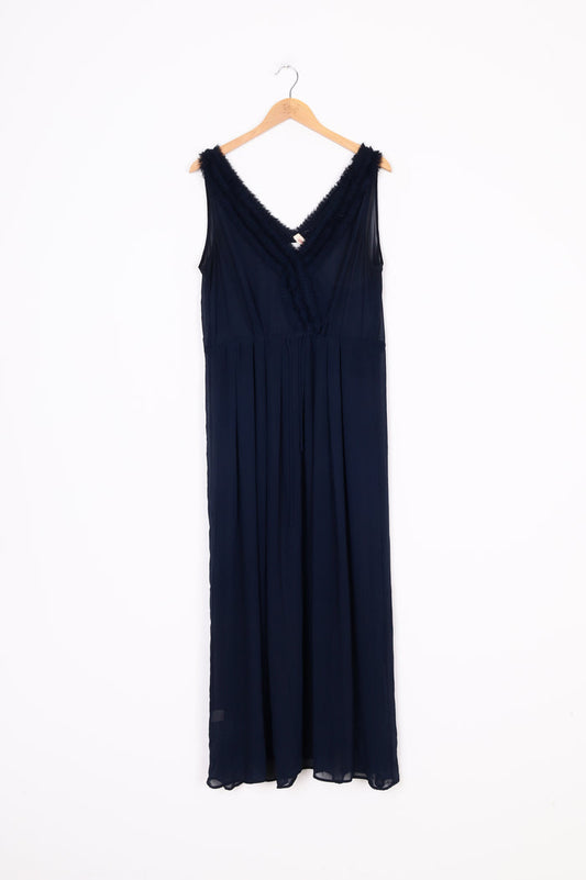 Sylvester Womens Blue Dress Size L