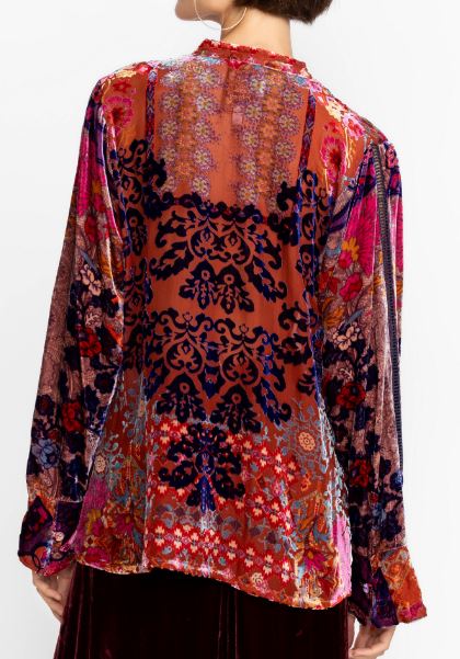 SYRIAH BURNOUT ENTA BLOUSE