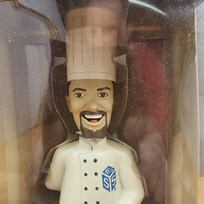 Sysco Detroit Celebrating Chef Bobblehead Doll Nodder Souvenir Advertising