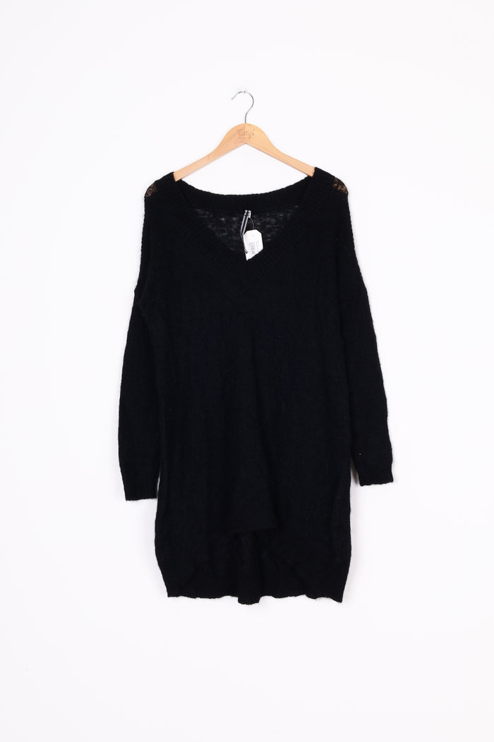 Taylor Womens Black Jumper Size S