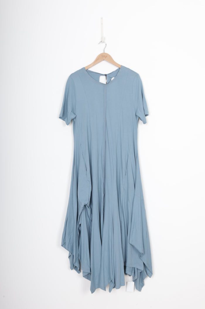 Taylor Womens Blue Dress Size L