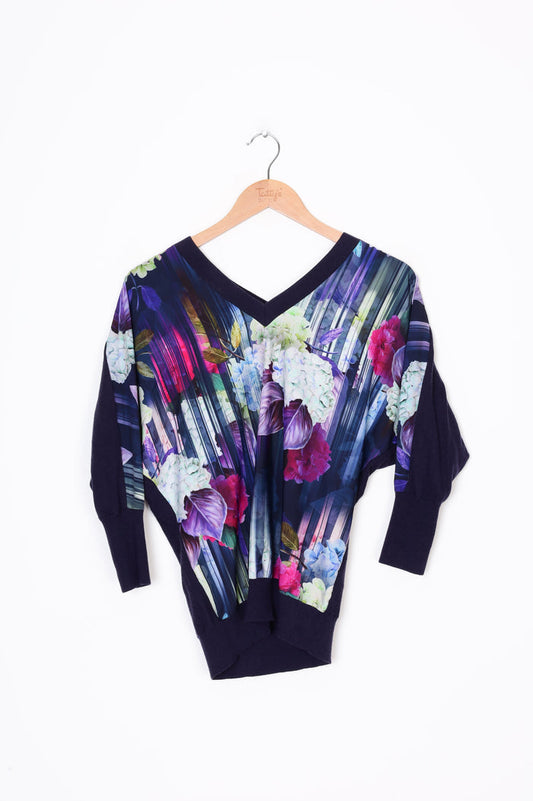 Ted Baker Womens Purple Jumper Size 1
