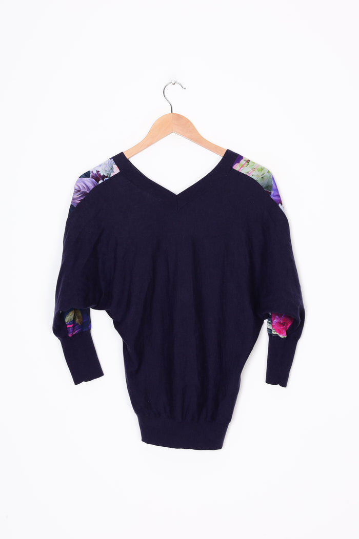 Ted Baker Womens Purple Jumper Size 1
