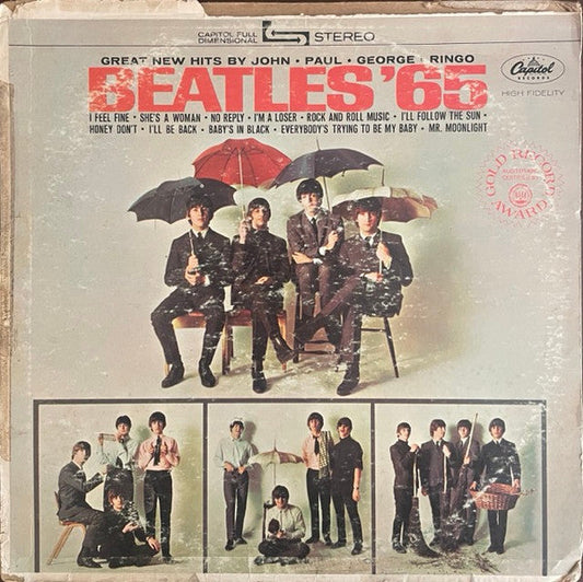 The Beatles - Beatles '65 (LP) [US] 1968 RP (Very Good Plus (VG+))