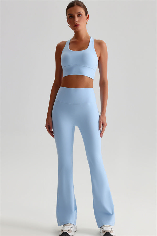 The Brave Sports Bra Flared Leggings 2-Piece Set