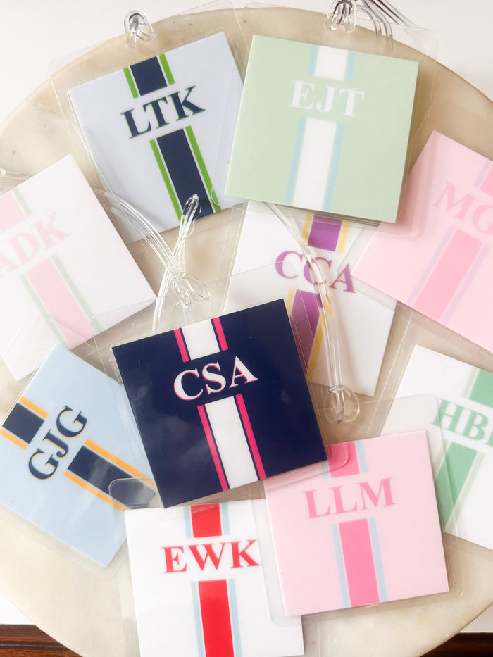 The "Crosby" bag tag