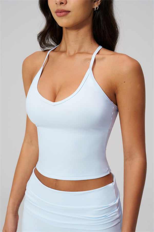 The Daring Tank Top Straight Leg Pants 2-Piece Set