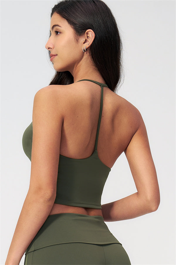 The Evoke Crop Top Straight Leg Pants 2-Piece Set