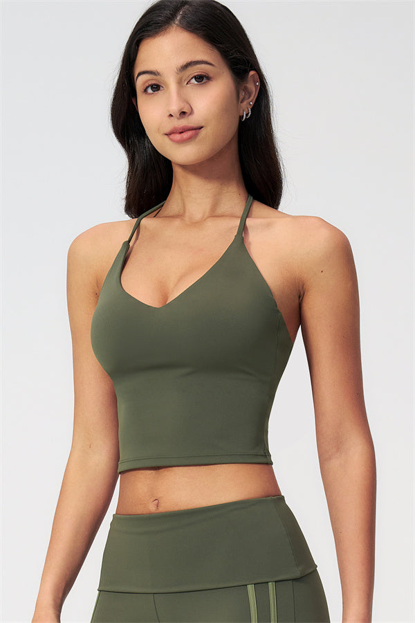 The Evoke Crop Top Straight Leg Pants 2-Piece Set