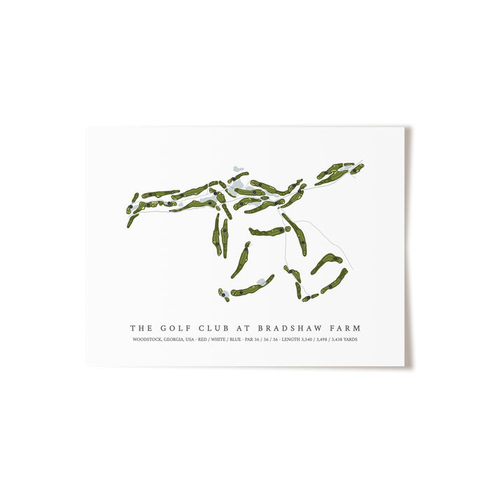 The Golf Club At Bradshaw Farm | Golf Course Print | Unframed