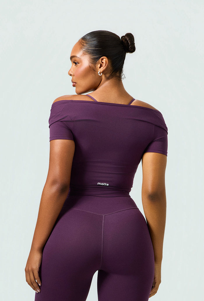 The Halo Wrap - Plum