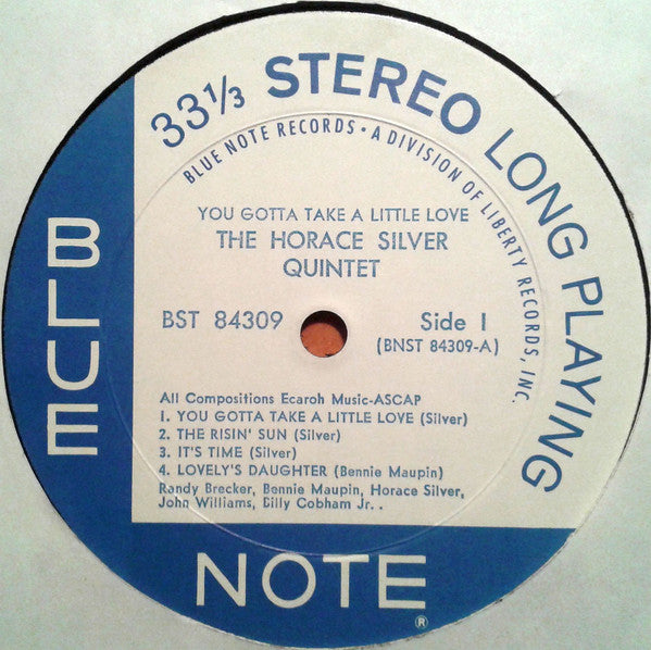 The Horace Silver Quintet - You Gotta Take A Little Love