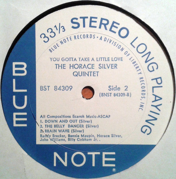 The Horace Silver Quintet - You Gotta Take A Little Love
