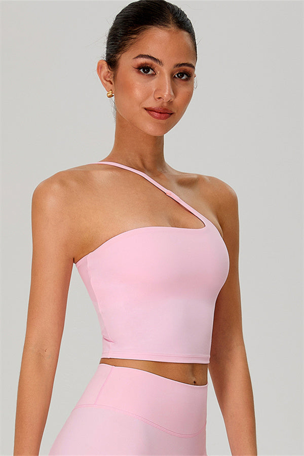 The Jewel One-Shoulder Crop Top