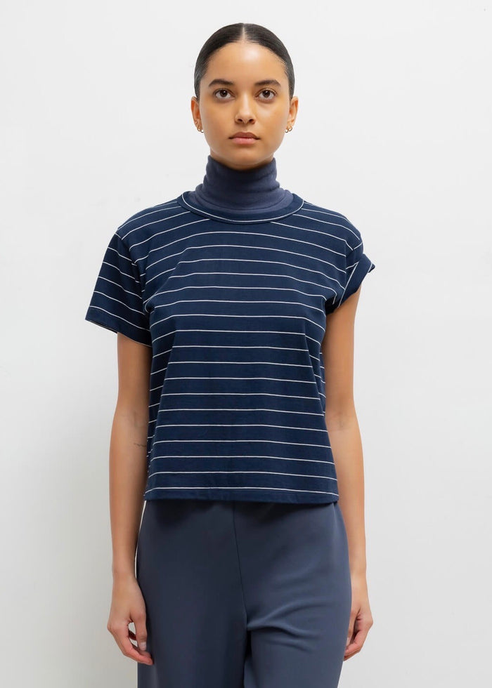 The Margo Stripe (Midnight/Natural Stripe)
