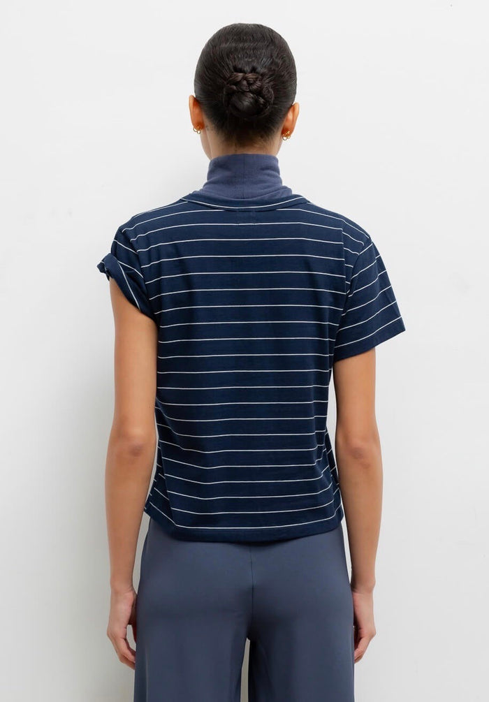 The Margo Stripe (Midnight/Natural Stripe)