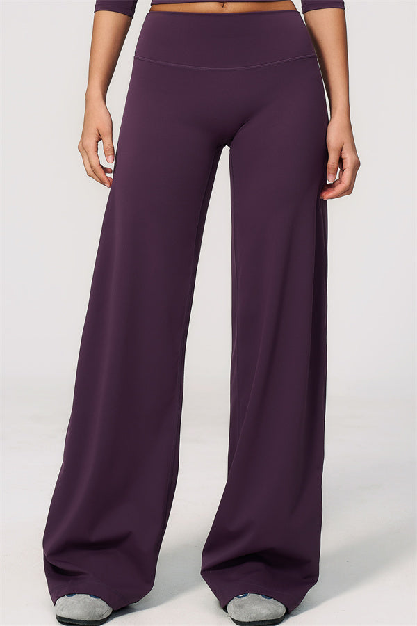 The Natalia Half-Sleeve Top Straight Leg Pants 2-Piece Set