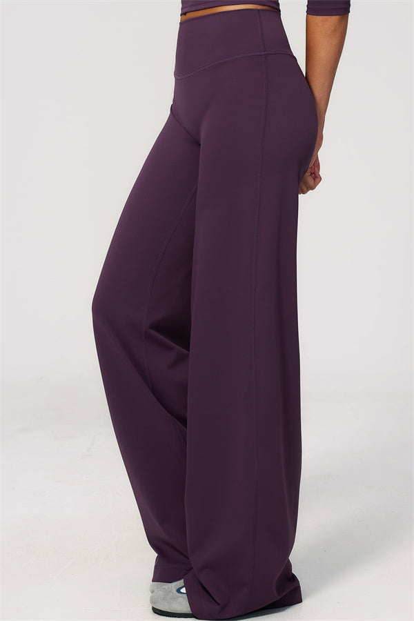 The Natalia Half-Sleeve Top Straight Leg Pants 2-Piece Set