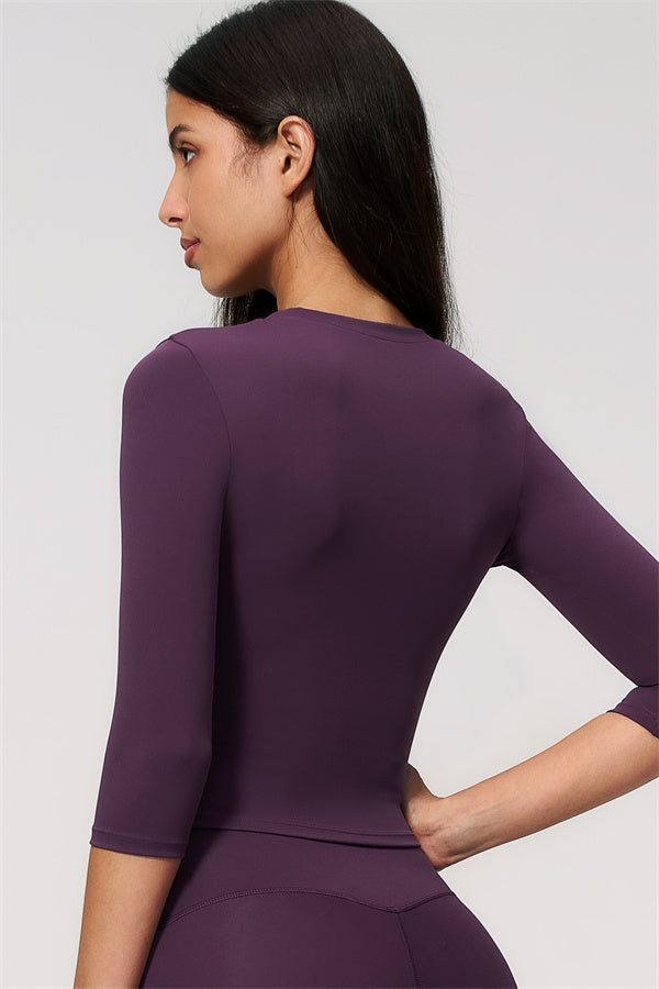 The Natalia Half-Sleeve Top